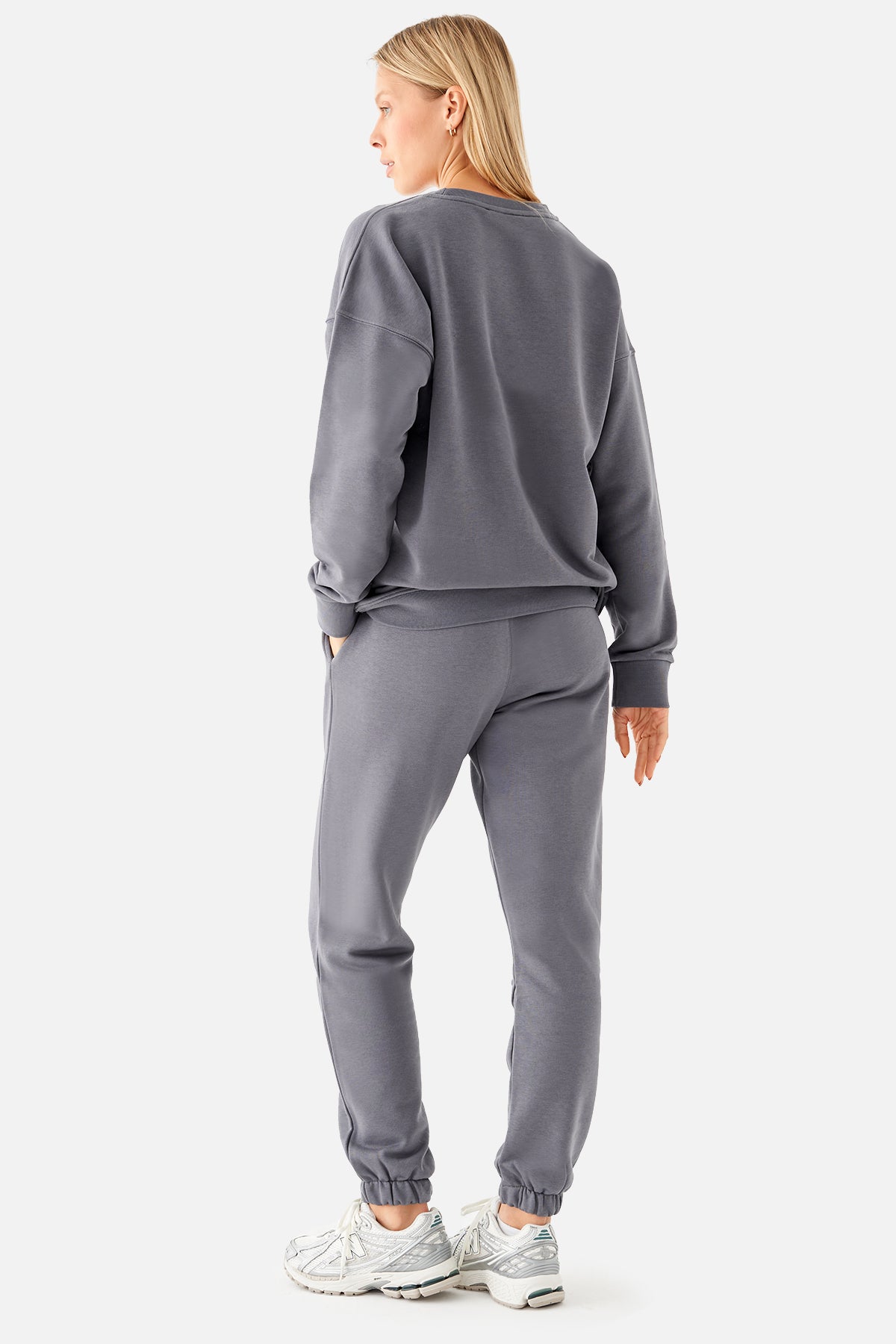 Mia Oversize Füme Jogger Eşofman Altı - 3