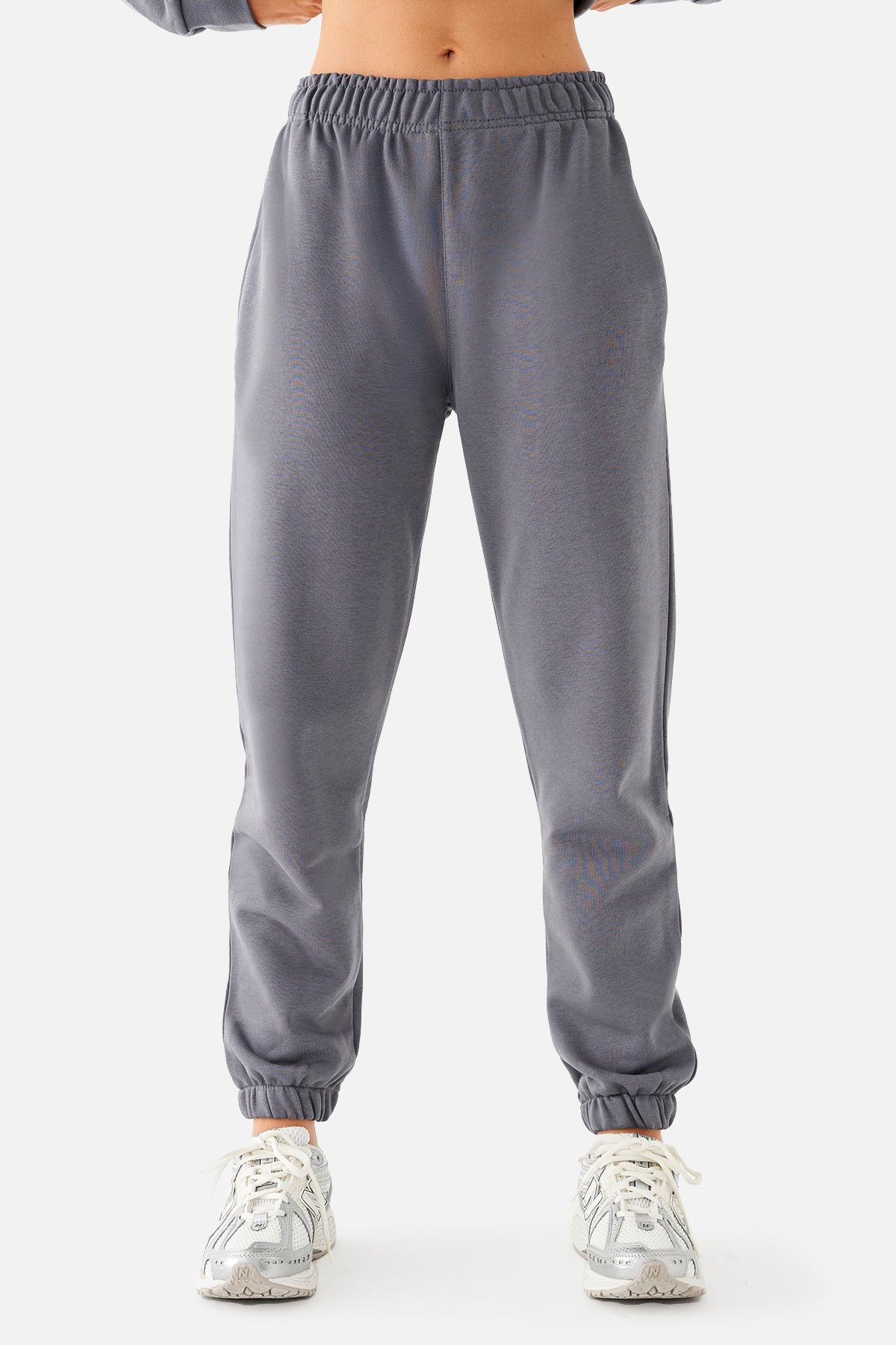 Mia Oversize Füme Jogger Eşofman Altı - 4