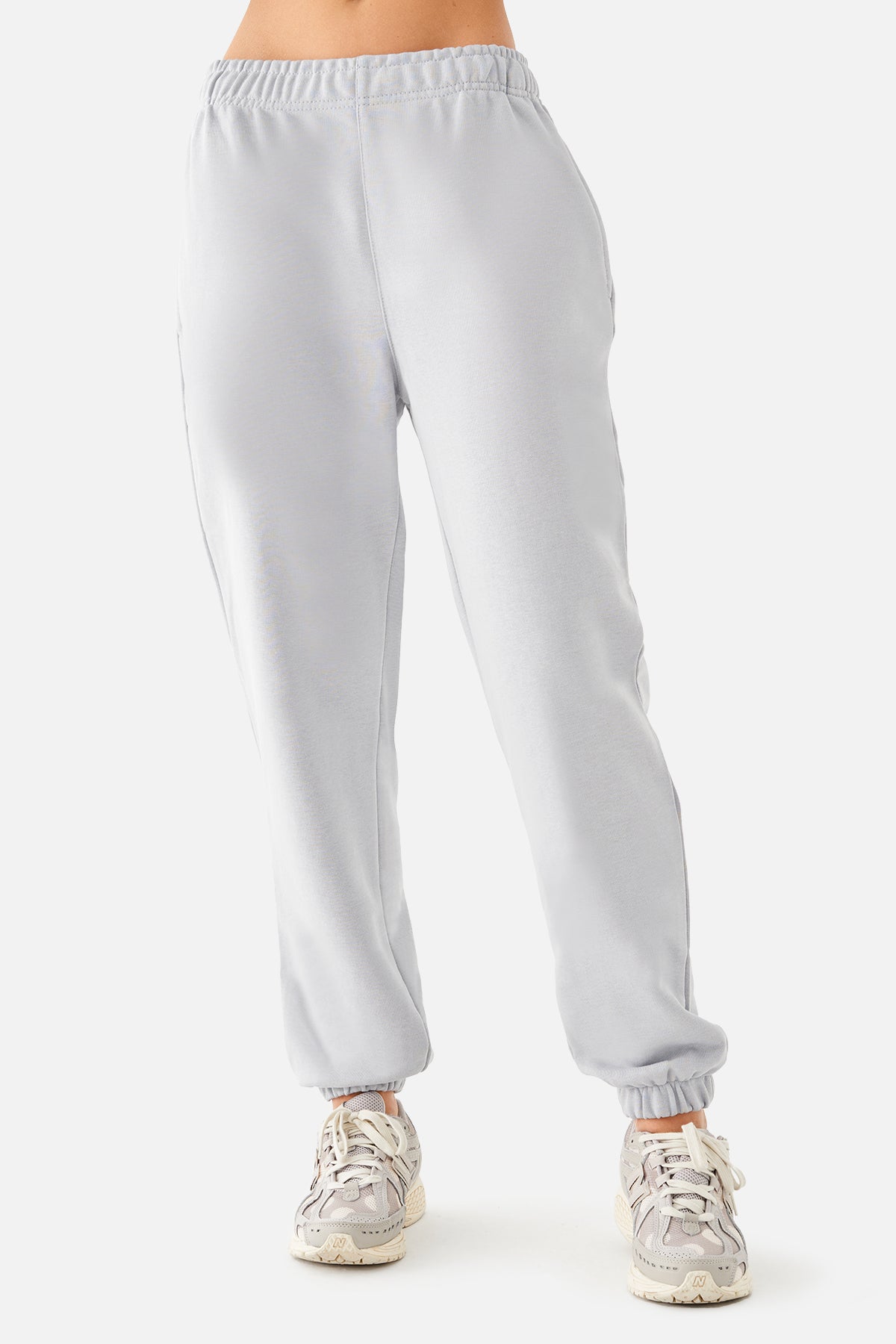 Mia Oversize Gri Jogger Eşofman Altı - 5