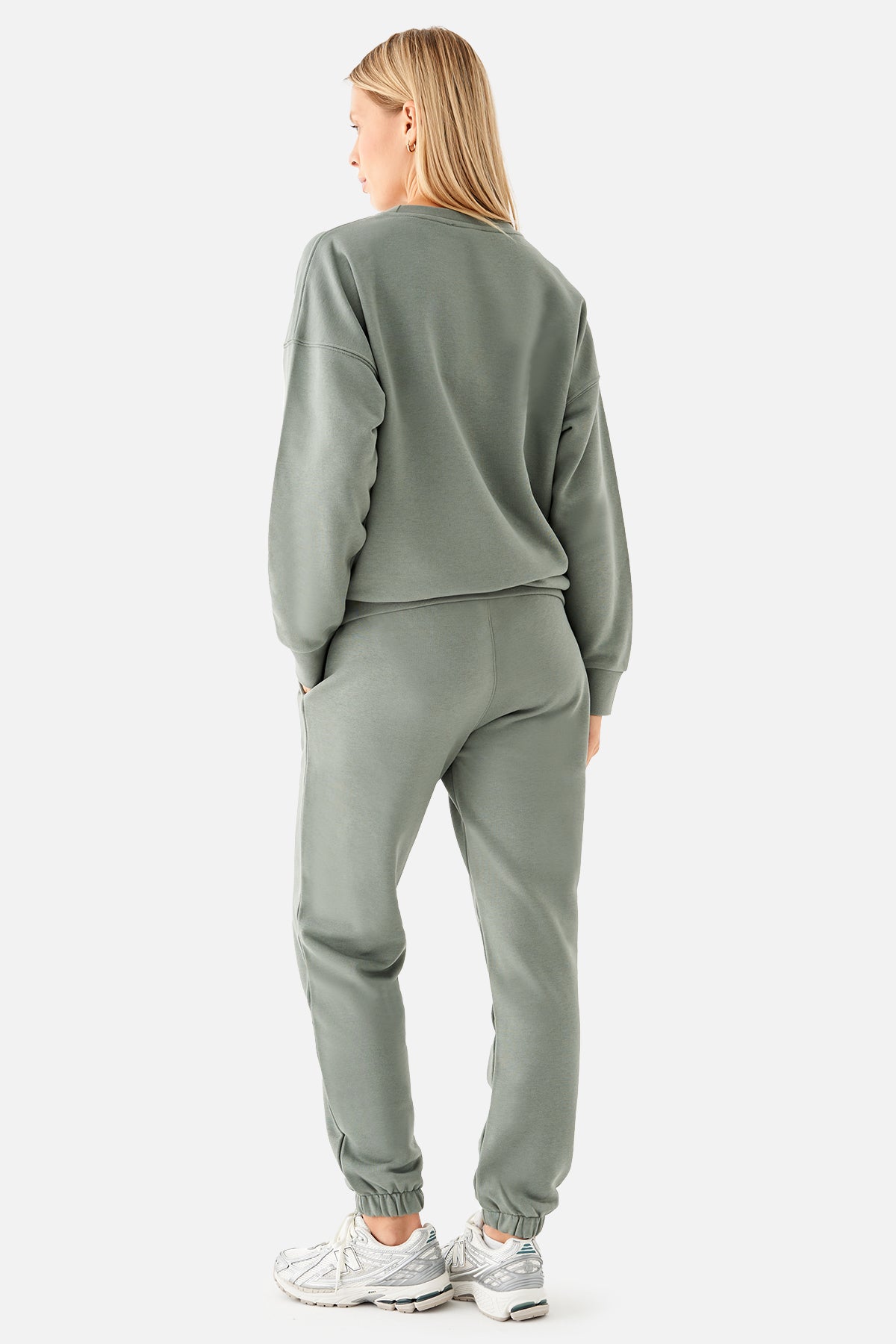 Mia Oversize Haki Jogger Eşofman Altı - 4