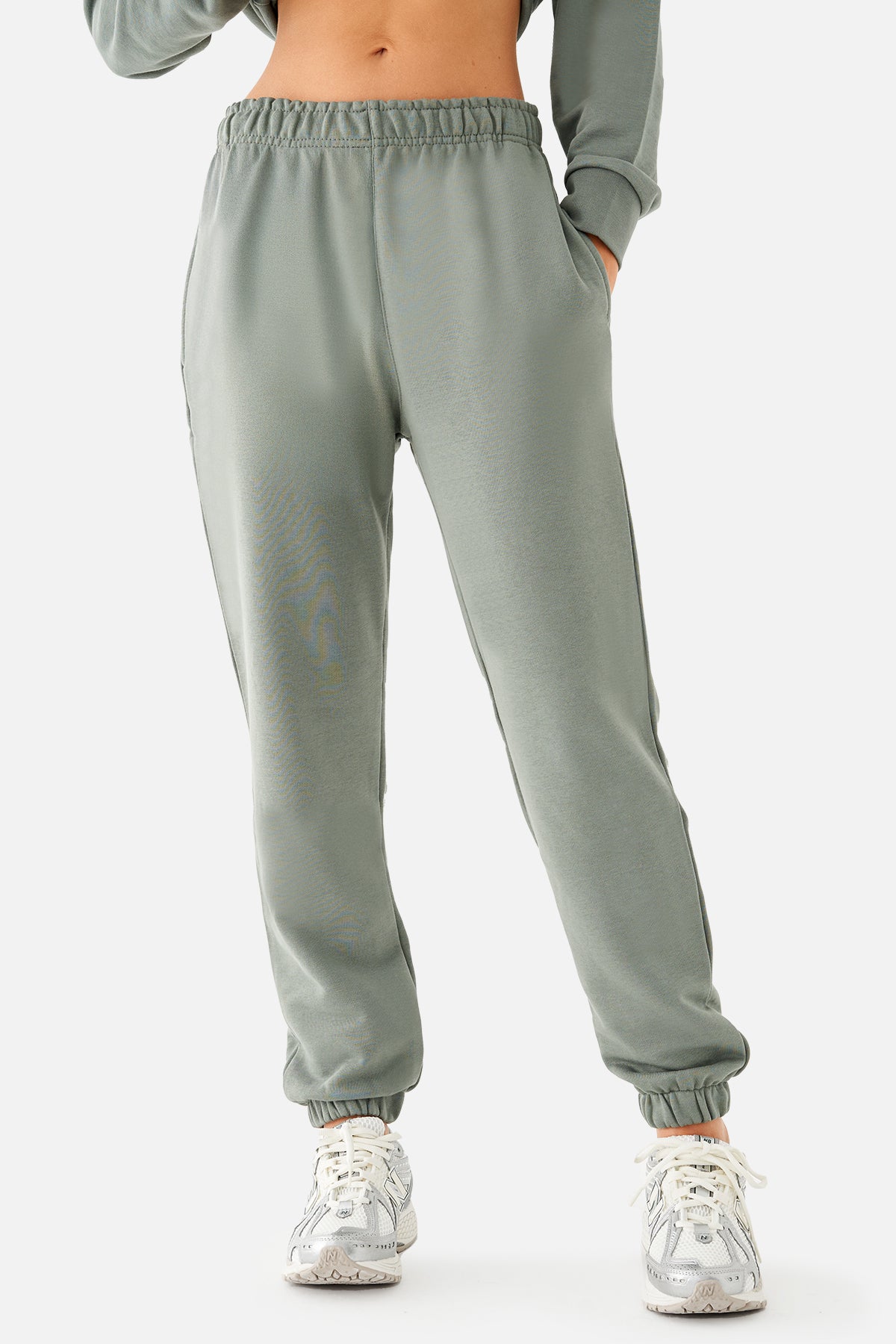 Mia Oversize Haki Jogger Eşofman Altı - 5