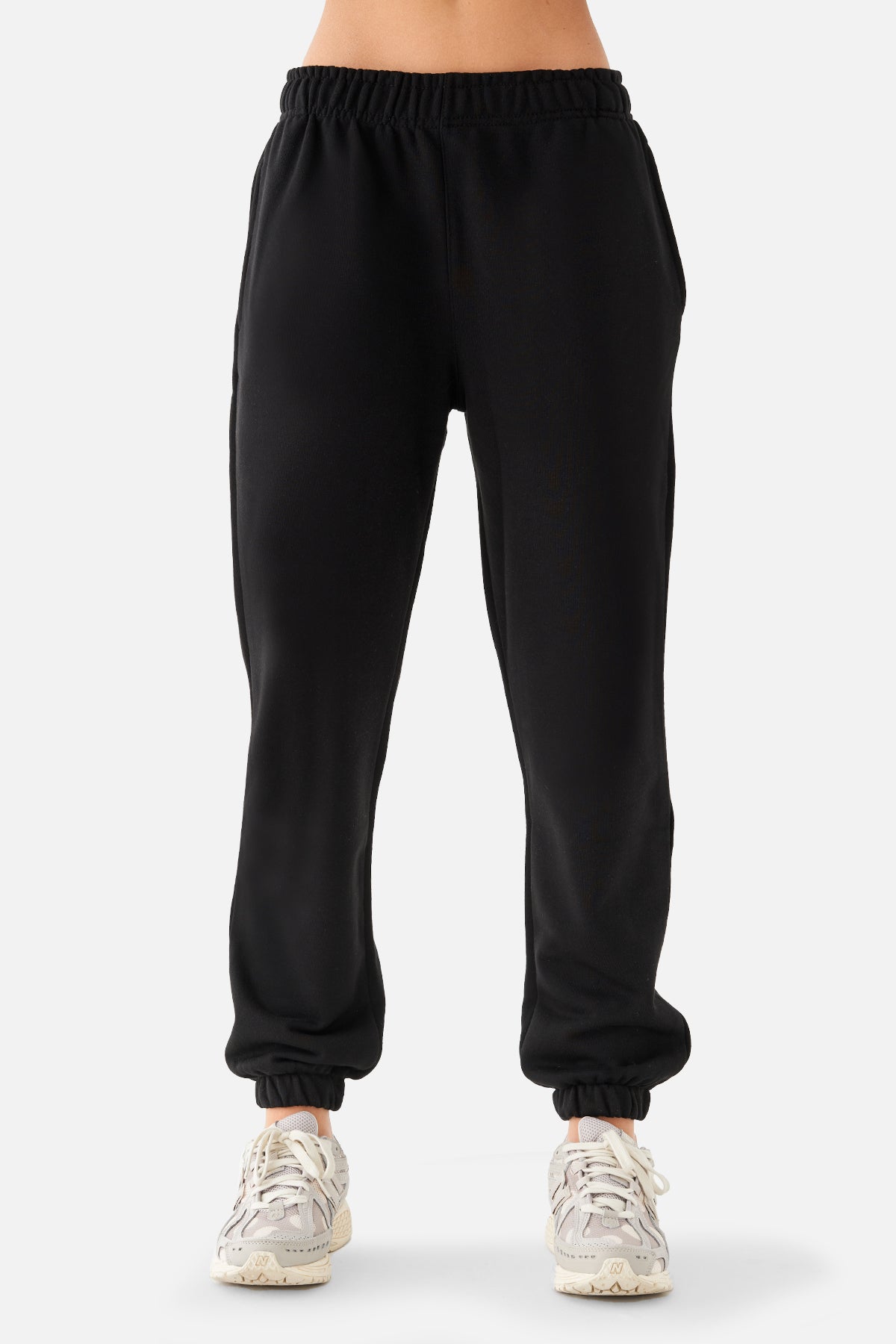 Mia Oversize Siyah Jogger Eşofman Altı - 5