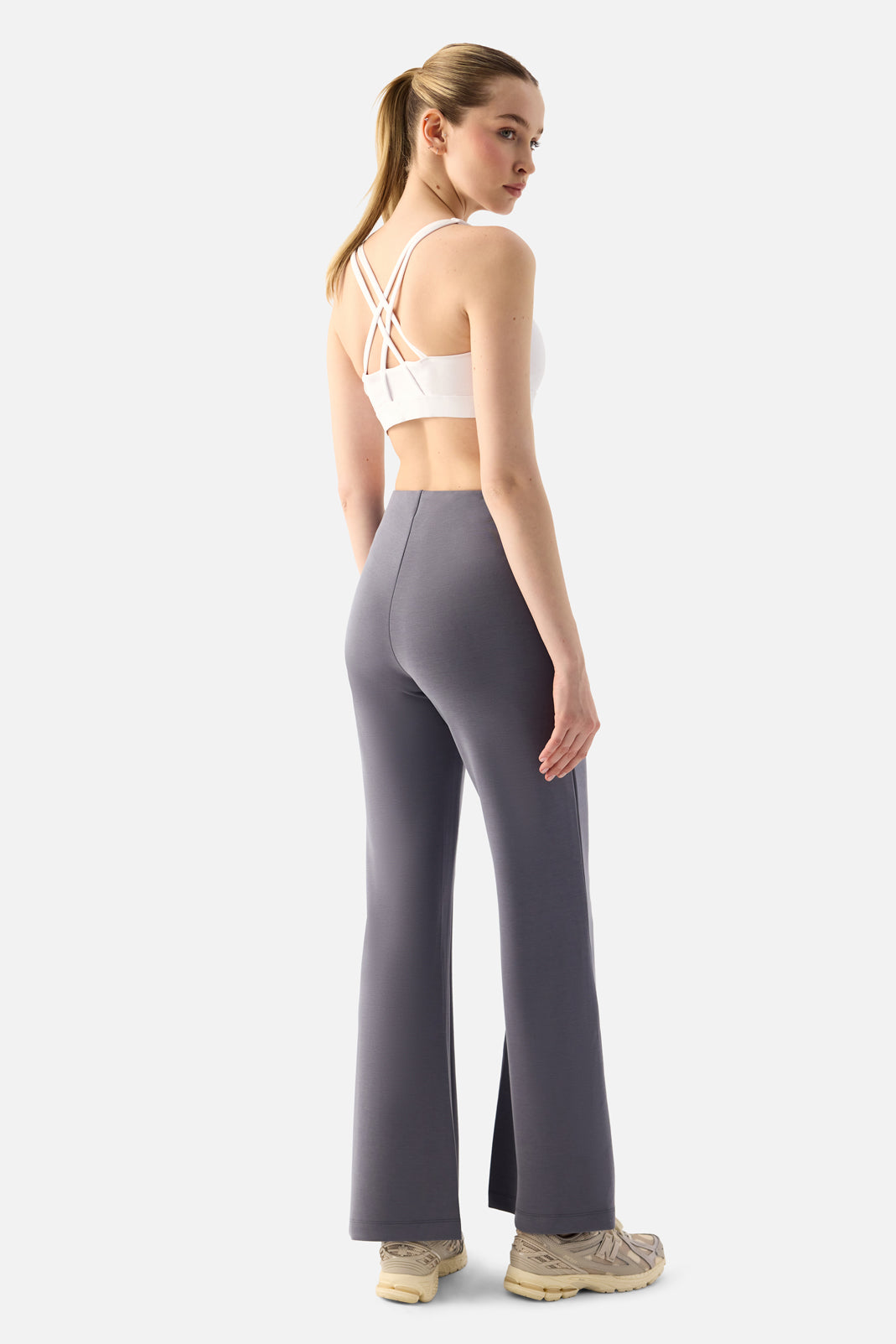 Mira Modal İspanyol Paça Füme Pantolon - 4