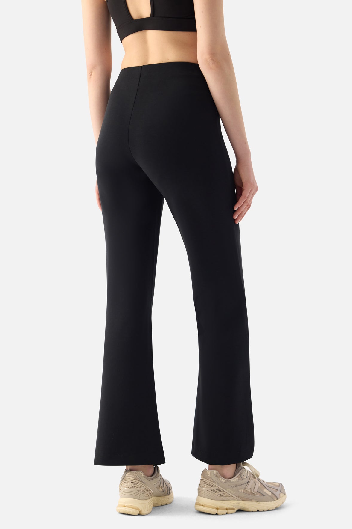 Mira Modal İspanyol Paça Siyah Pantolon - 6