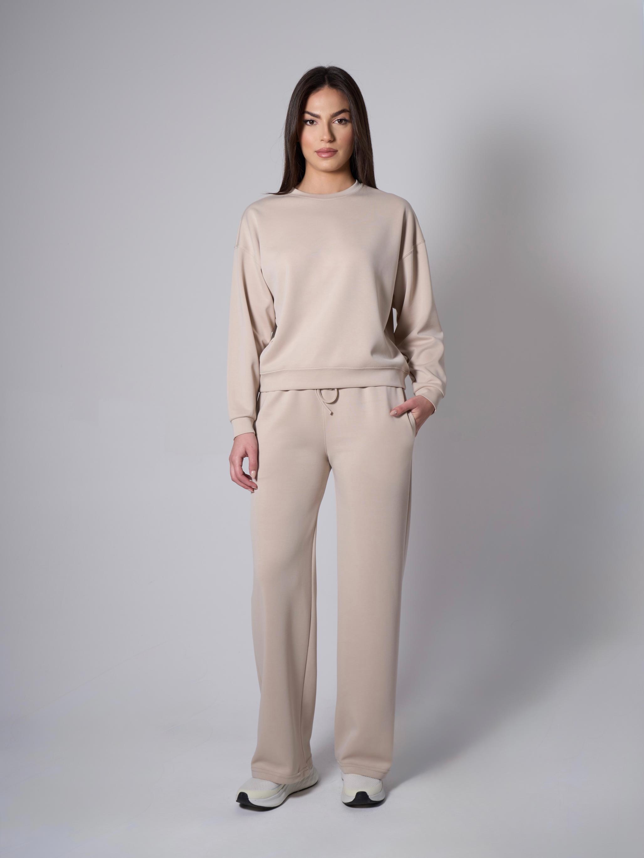 Nora Yüksek Bel Modal Taş Rengi Pantolon - 3