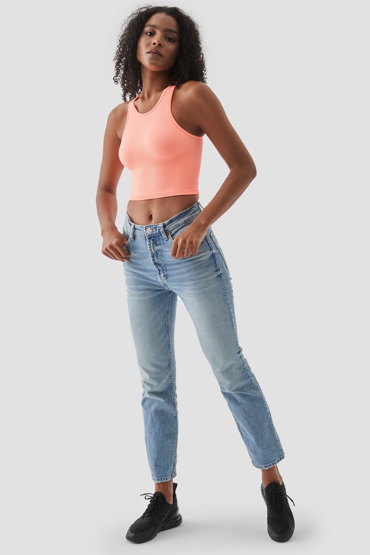 Polly Kolsuz Fitilli Neon Turuncu Top - 5