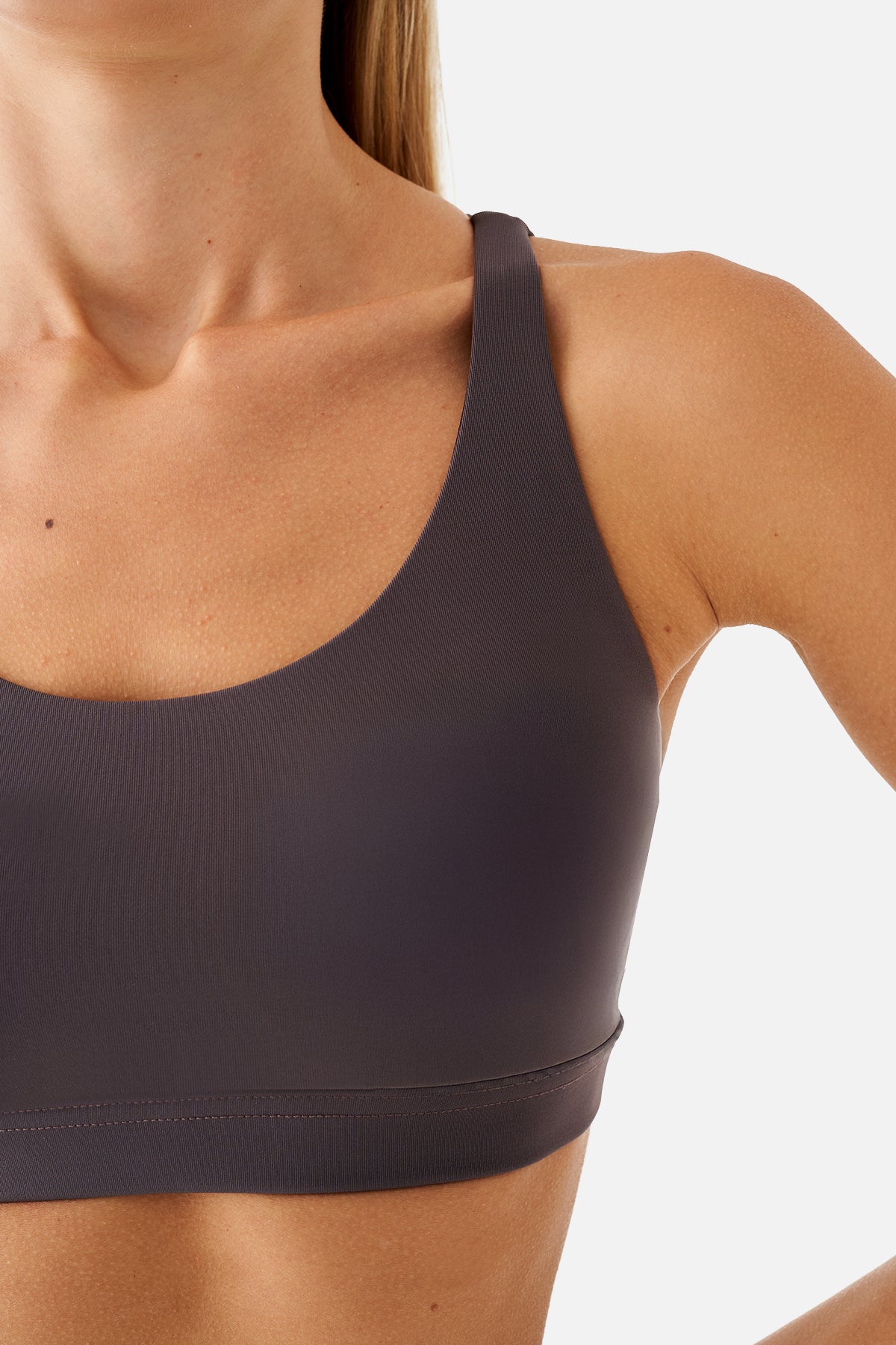 Stella Orta Destekli Açık Mor Spor Bra - 3
