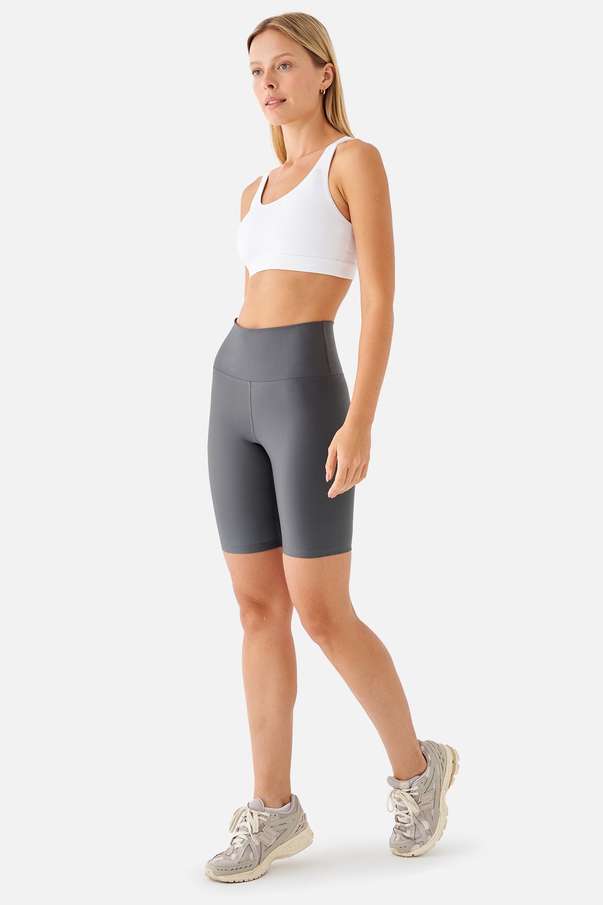 Violet Biker Füme Spor Tayt - 3