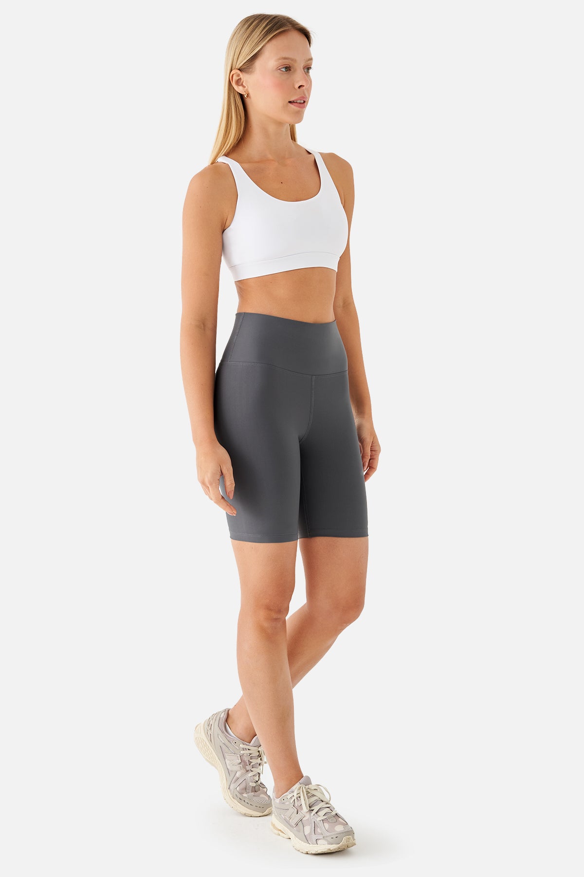 Violet Biker Füme Spor Tayt - 4