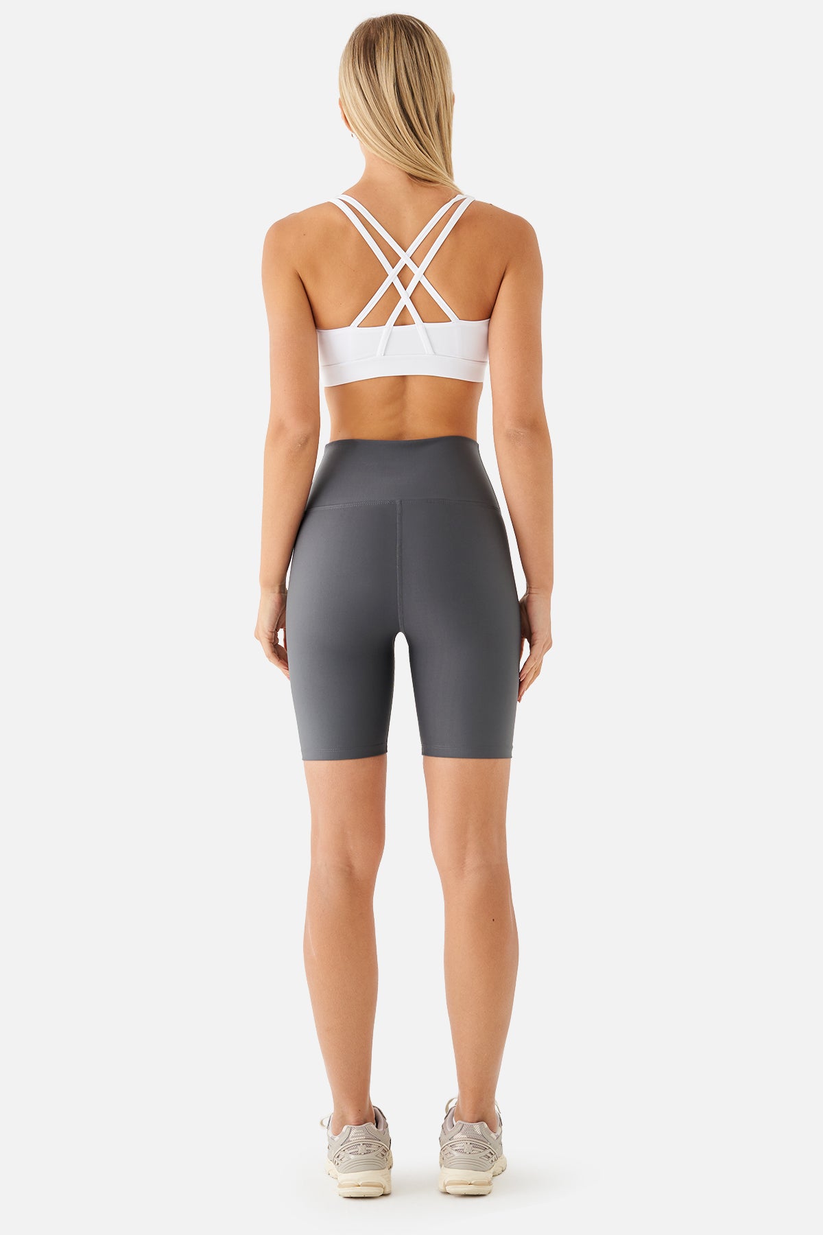 Violet Biker Füme Spor Tayt - 5