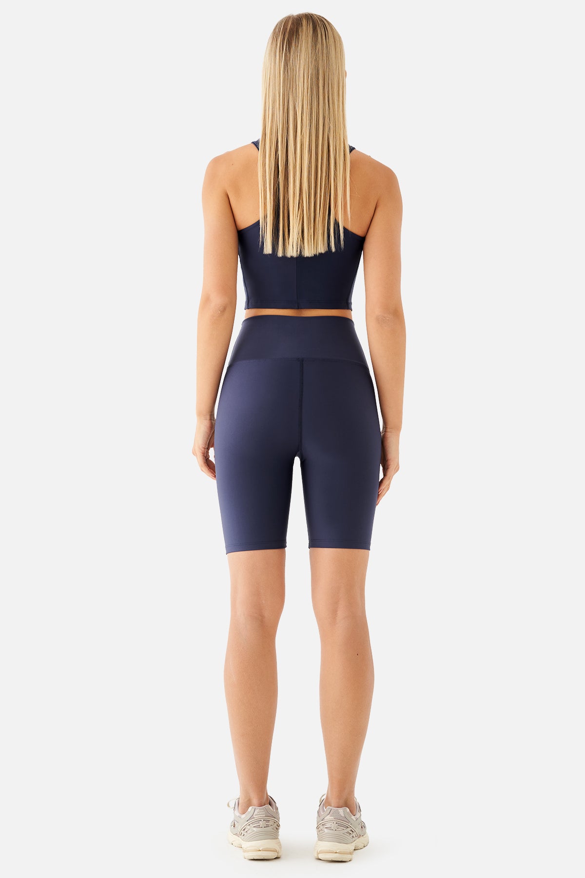 Violet Biker Lacivert Spor Tayt - 5