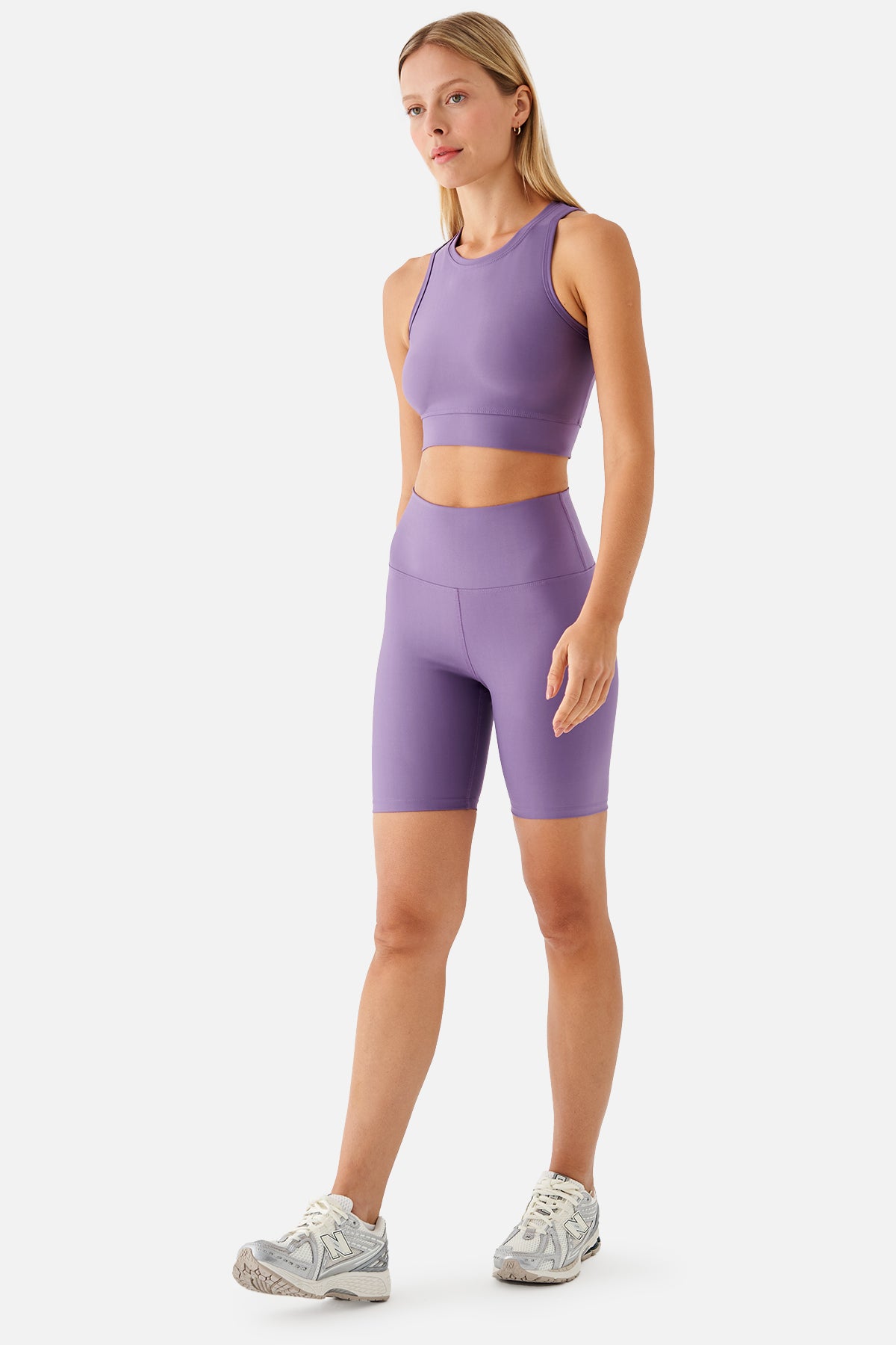 Violet Biker Lila Spor Tayt - 3
