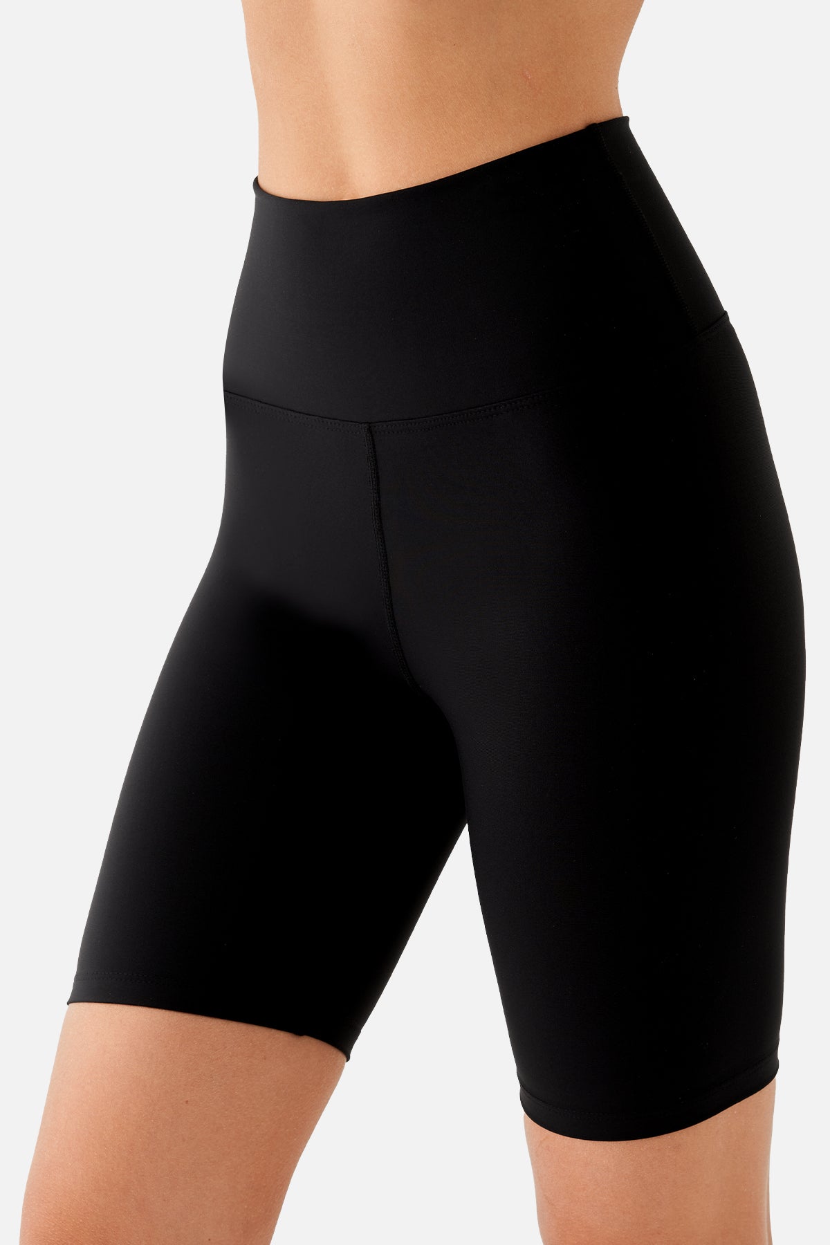 Violet Biker Siyah Spor Tayt - 5