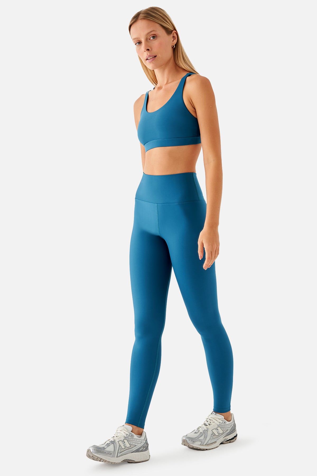 Popi Yüksek Bel Marine Spor Tayt - 3