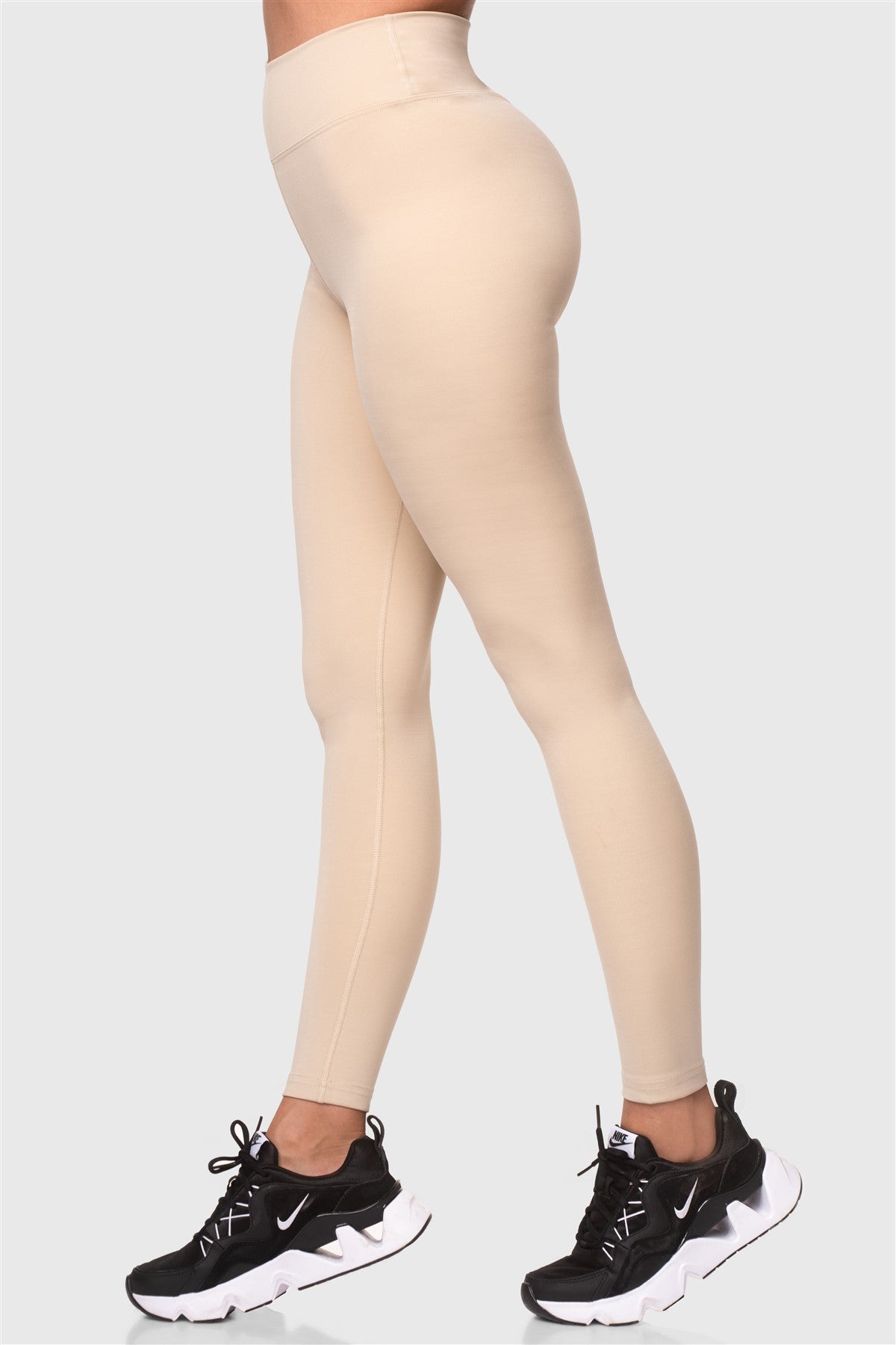 Popi Yüksek Bel Vizon Spor Tayt - 4