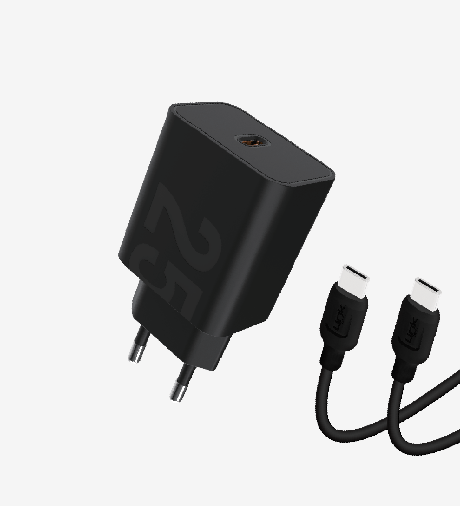 T459e Strong Eco-Friendly USB-C To USB-C PD 25W Super Fast Charger (20 Pieces)