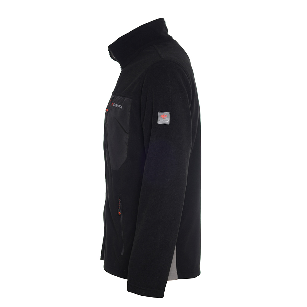 Tam Fermuarlı Çift Renkli Mikro Polar Ceket - 2