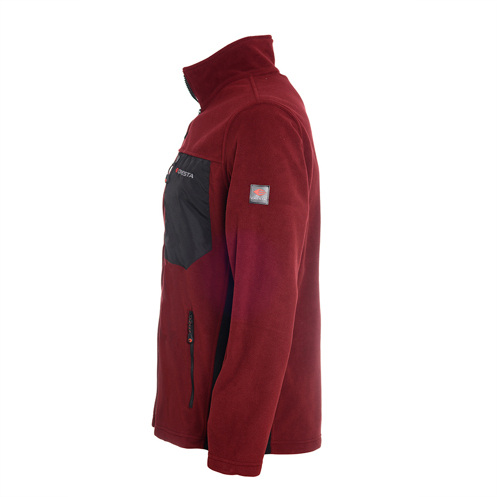 Tam Fermuarlı Çift Renkli Mikro Polar Ceket - 2