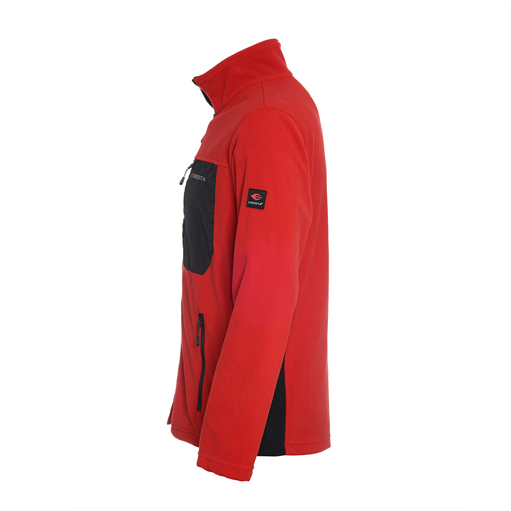 Tam Fermuarlı Çift Renkli Mikro Polar Ceket - 2