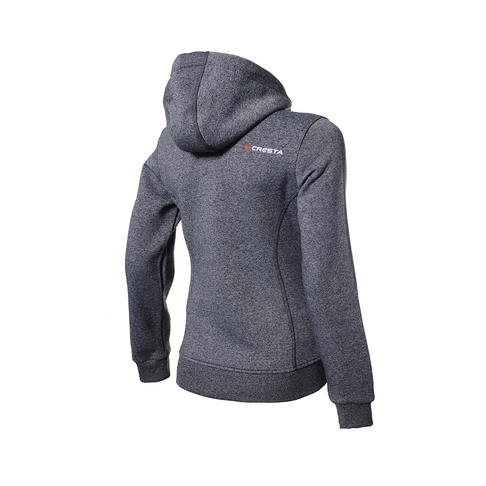 Tam Fermuarlı Kapüşonlu Sweatshirt - 3