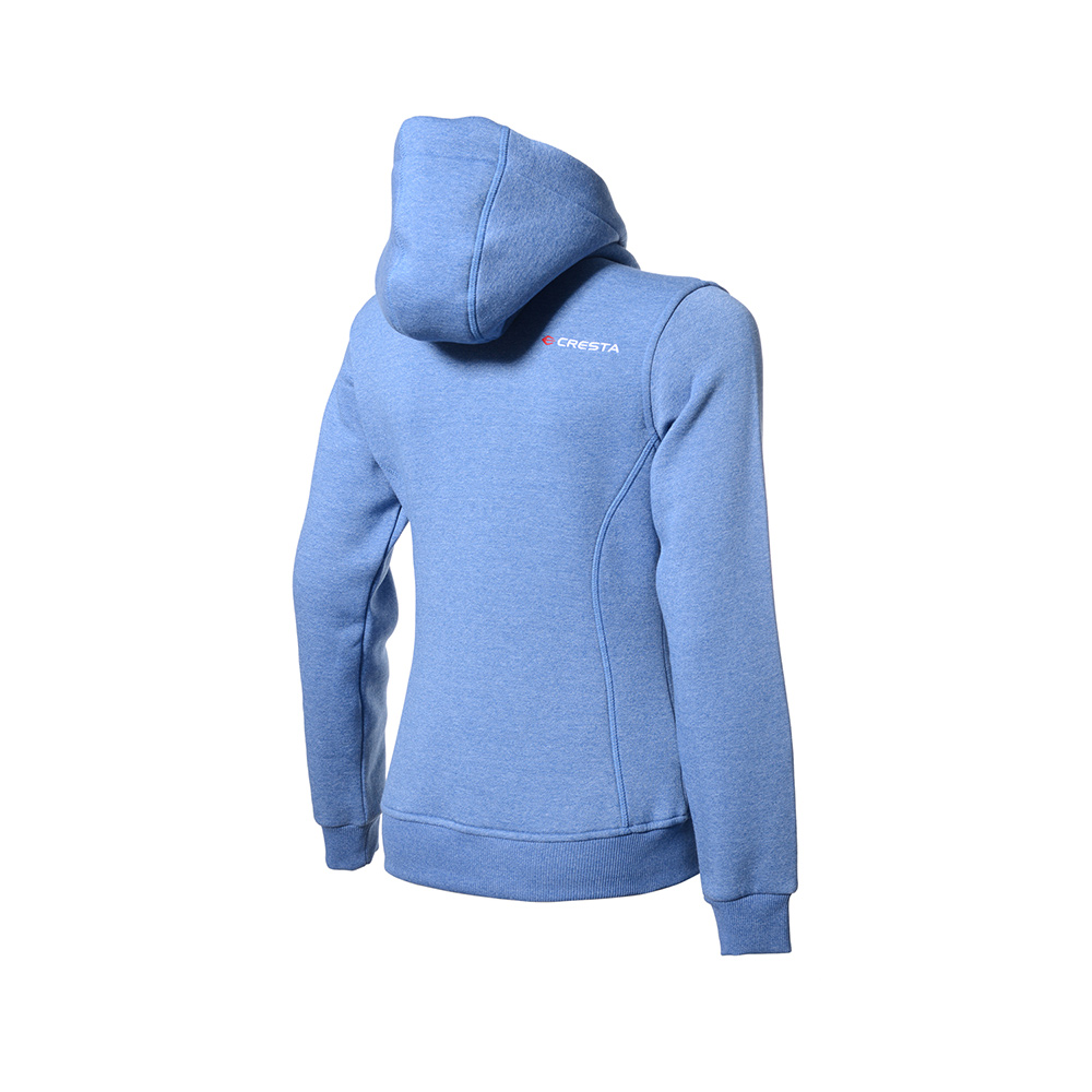 Tam Fermuarlı Kapüşonlu Sweatshirt - 3