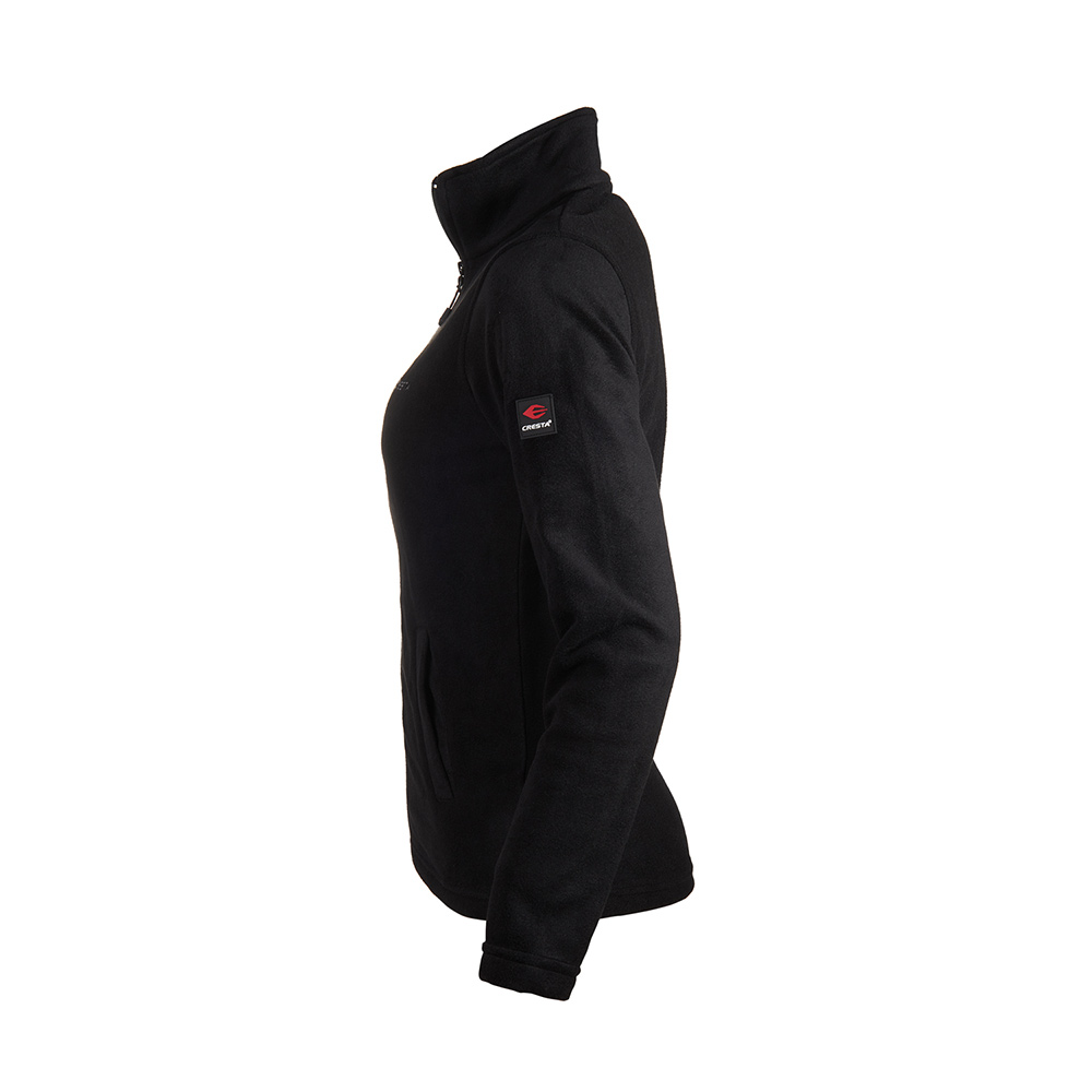 Tam Fermuarlı Mikro Polar Ceket - 2