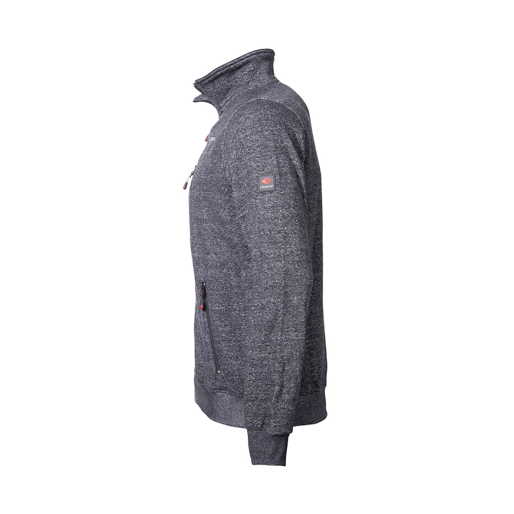 Tam Fermuarlı Sweatshirt - 2