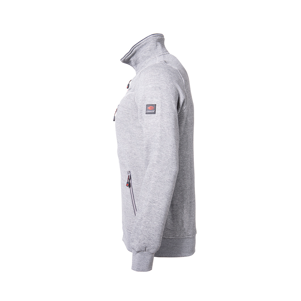 Tam Fermuarlı Sweatshirt - 2