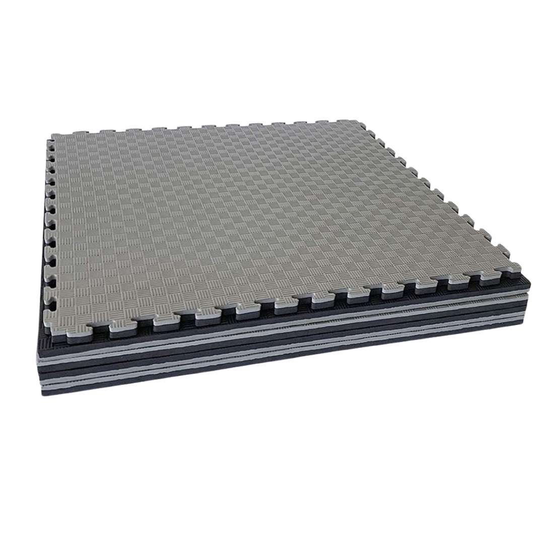 Tatami Minderi 100x100 cm 26 mm SİYAH - GRİ - 2