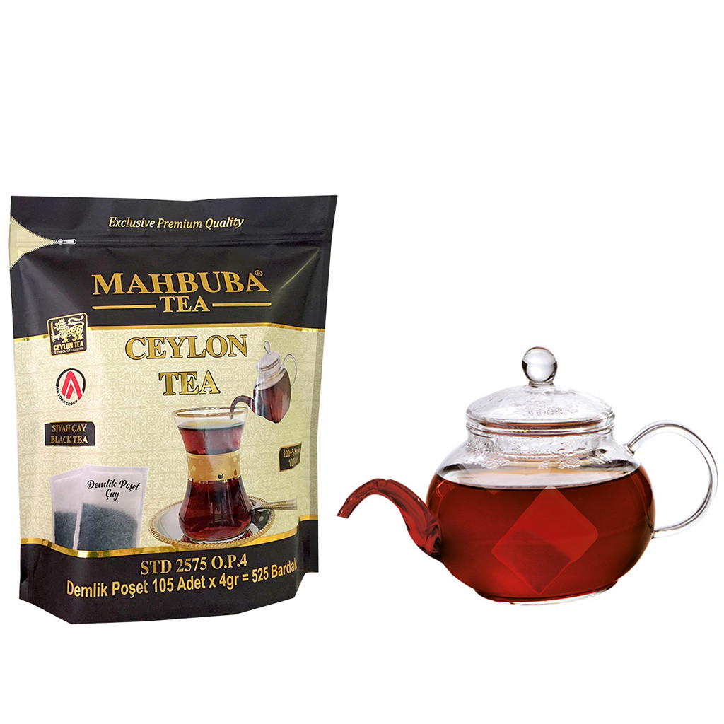 STD 2575 Imported Ceylon Sri Lanka Tea Bags Black Leaf Tea 105x4gr