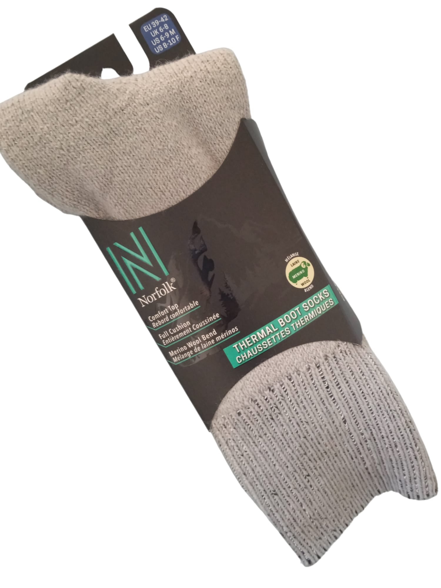 Tenderhold Boot Gri Thermal Sağlık Çorabı 1 Çift Paket - 3