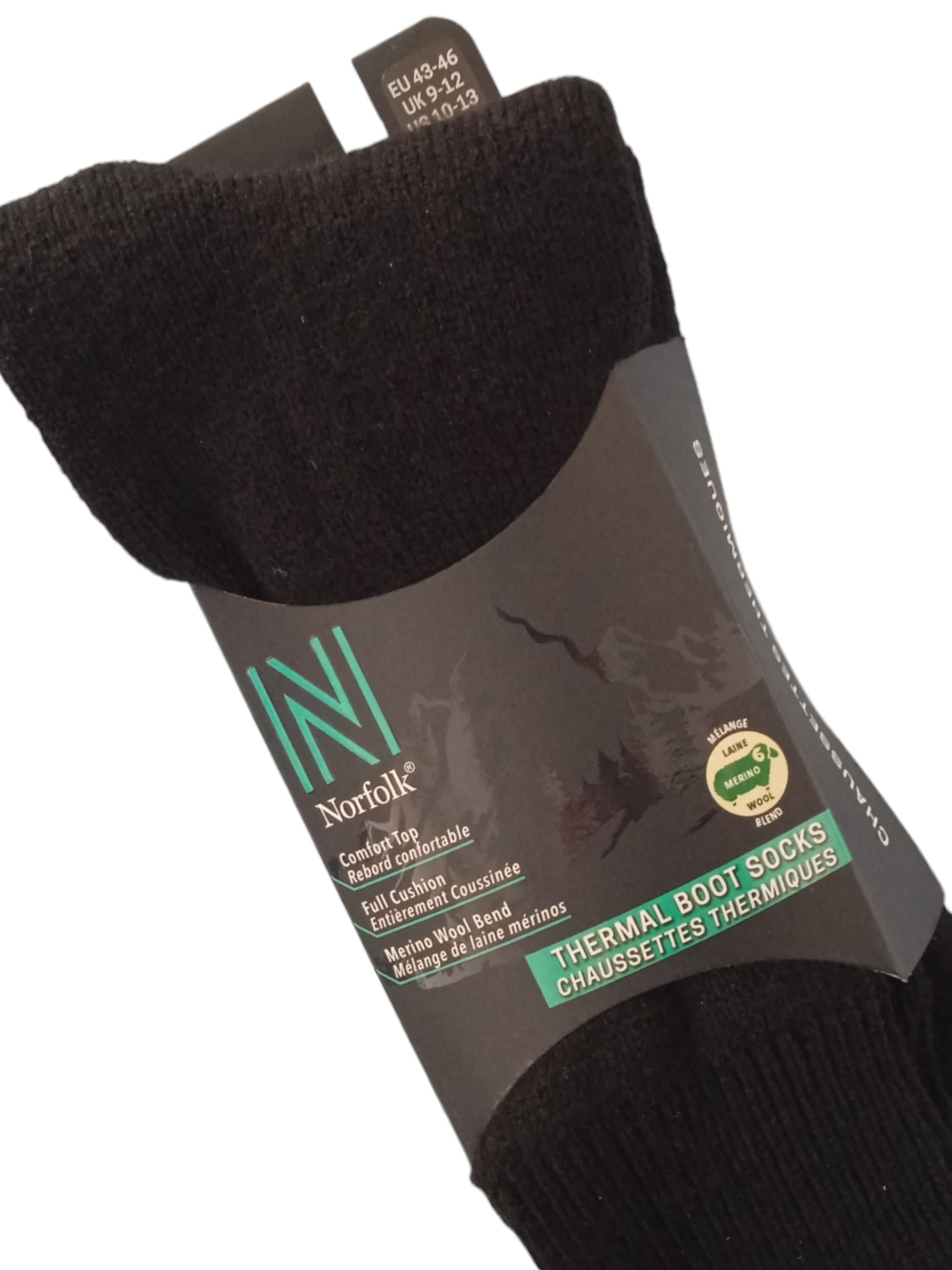 Tenderhold Boot Siyah Thermal Sağlık Çorabı 1 Çift Paket - 3