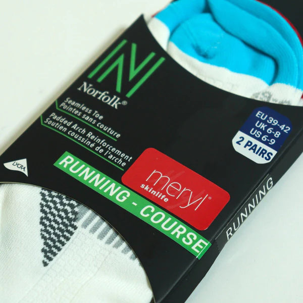 THOMAS Ultra Hafif Koşu Yürüyüş ve Spor Çorabı 2'li Paket Beyaz - 3