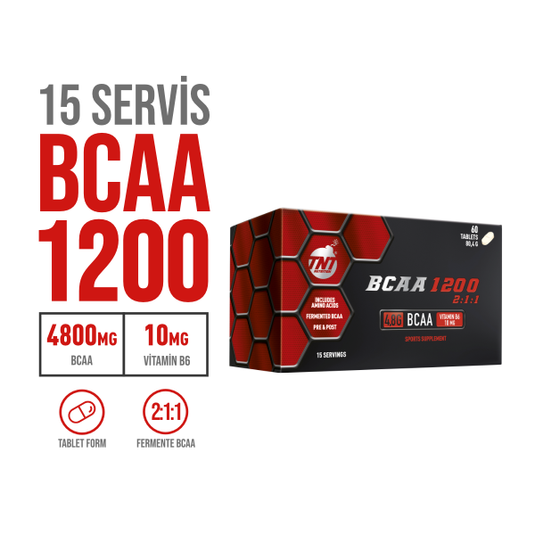 TNT BCAA 1200 2:1:1  60 Tablet - 2