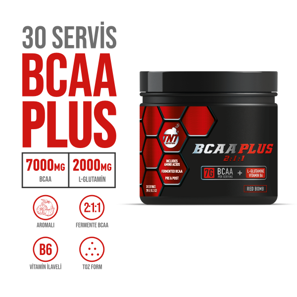 TNT BCAA Plus 2:1:1 Red Boom 290 Gr - 2