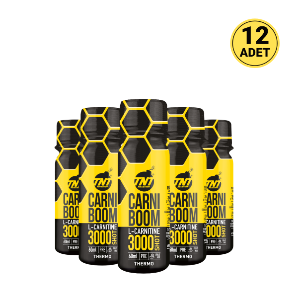 TNT Carniboom L-Carnitine 3000 mg 60 ml x 12 Adet