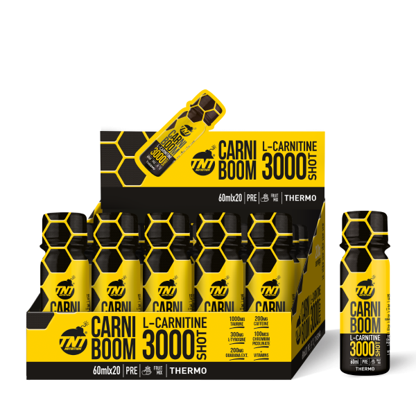 TNT Carniboom L-Carnitine 3000 mg 60 ml x Karışık Meyve 20 Adet