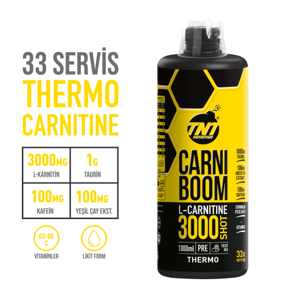 TNT Carniboom L-Carnitine 3000 mg Karışık Meyve 1000 Ml - 2