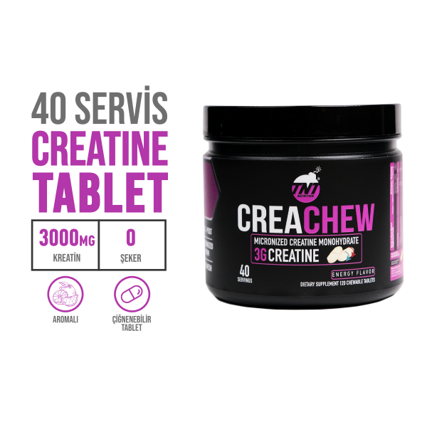 TNT Creachew Creatine Chews Energy 120 Tablet - 2