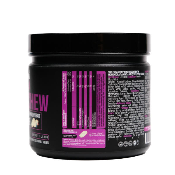 TNT Creachew Creatine Chews Energy 120 Tablet - 3