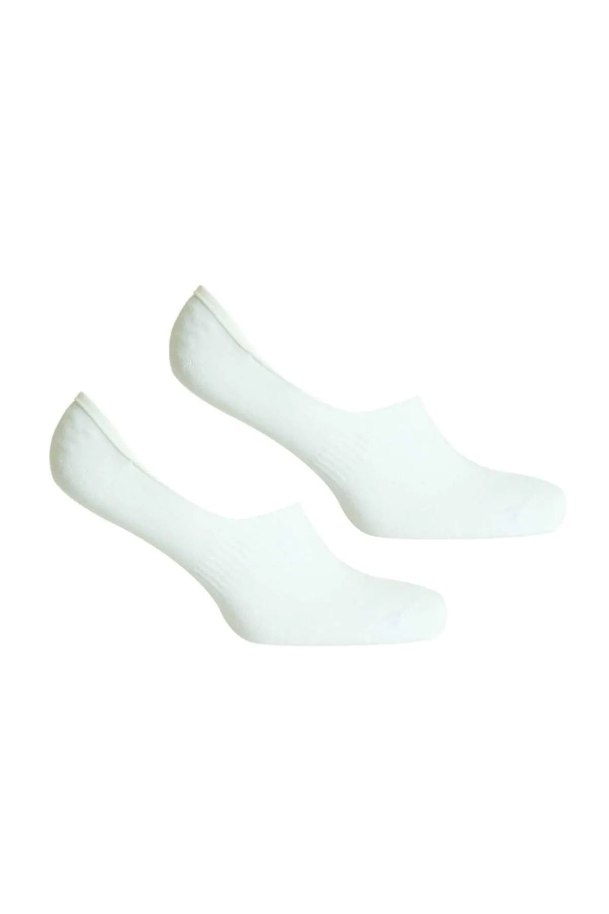 Tokyo Unisex %80 Pamuk Babet Çorap 2'li Beyaz