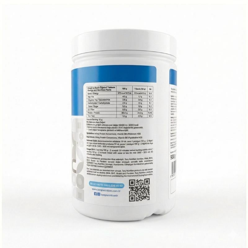 Torq Nutrition P80 Whey Protein 900 Gr Aromasız - 2