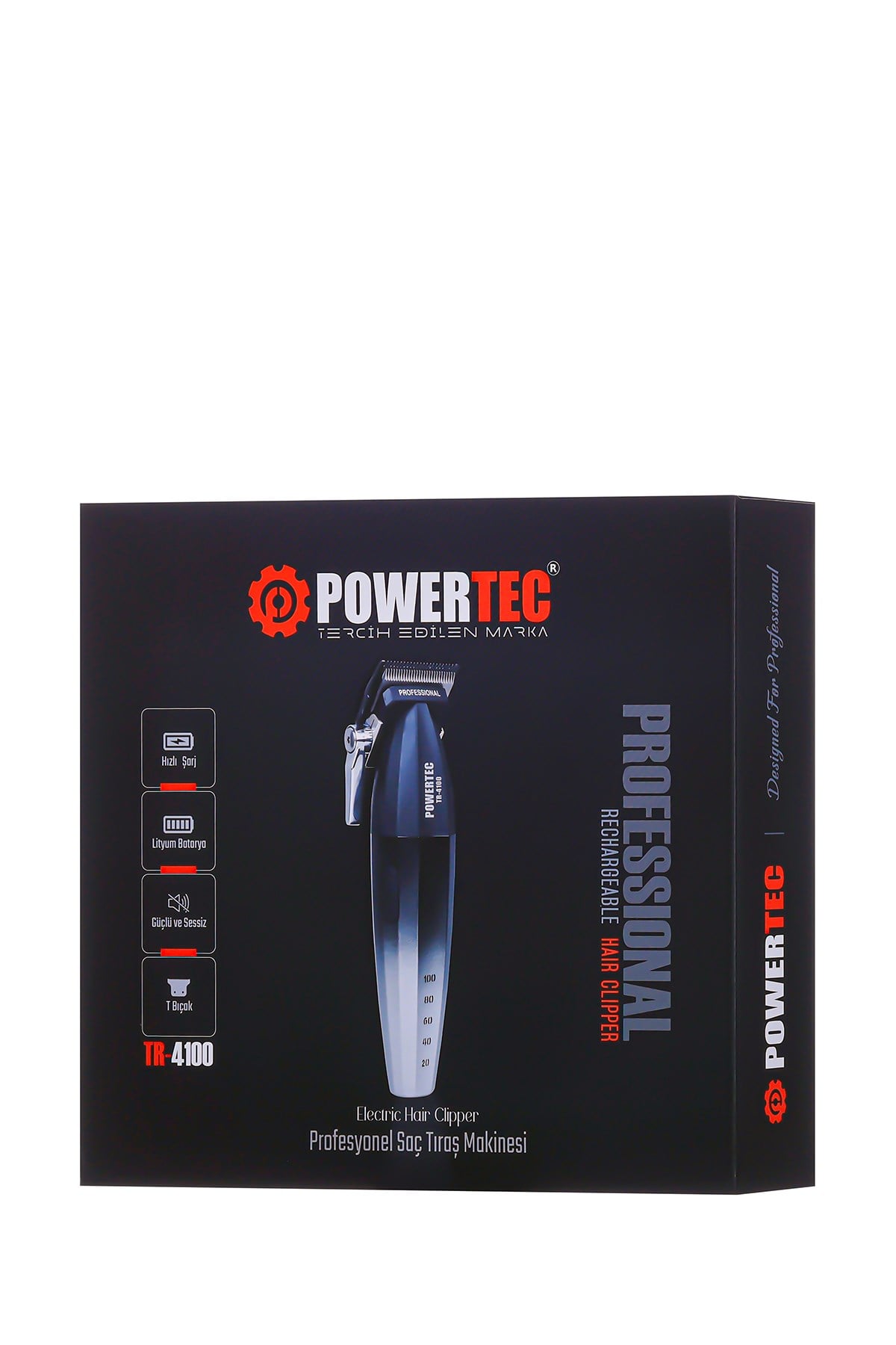 TR-4100 & TR-2727 Profesyonel Tıraş Makinesi 2'li Set | Erkek Bakım Seti (Makas Hediyeli) - 6