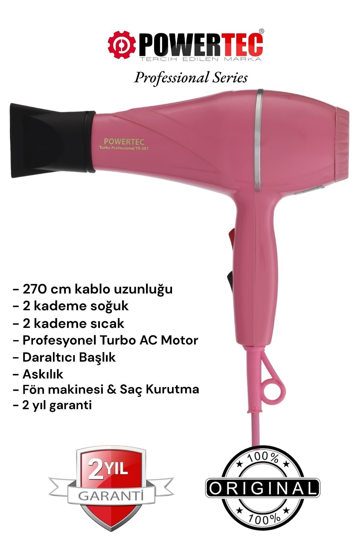 TR-501 Profesyonel Renkli Fön Makinesi - 13