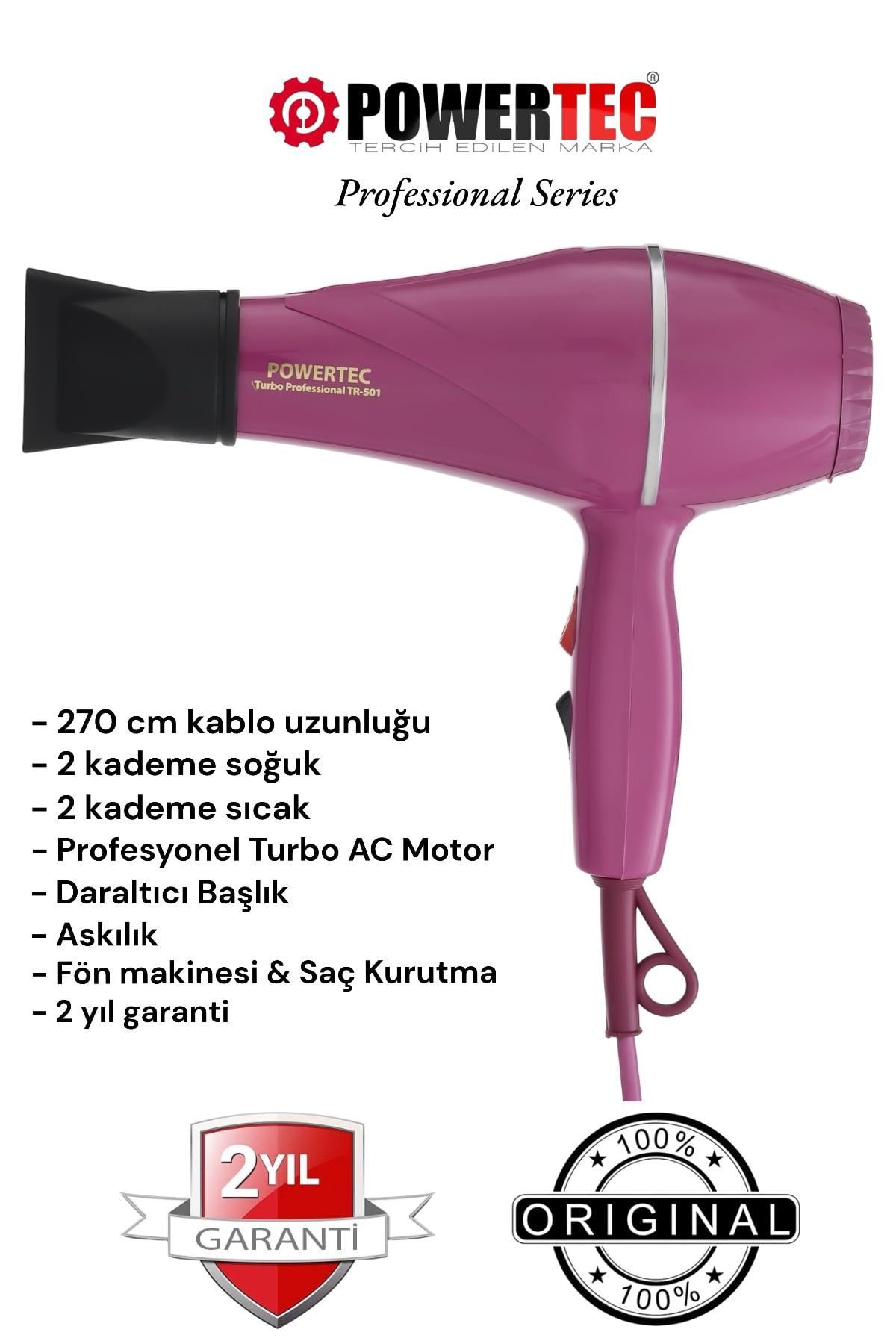 TR-501 Profesyonel Renkli Fön Makinesi - 14