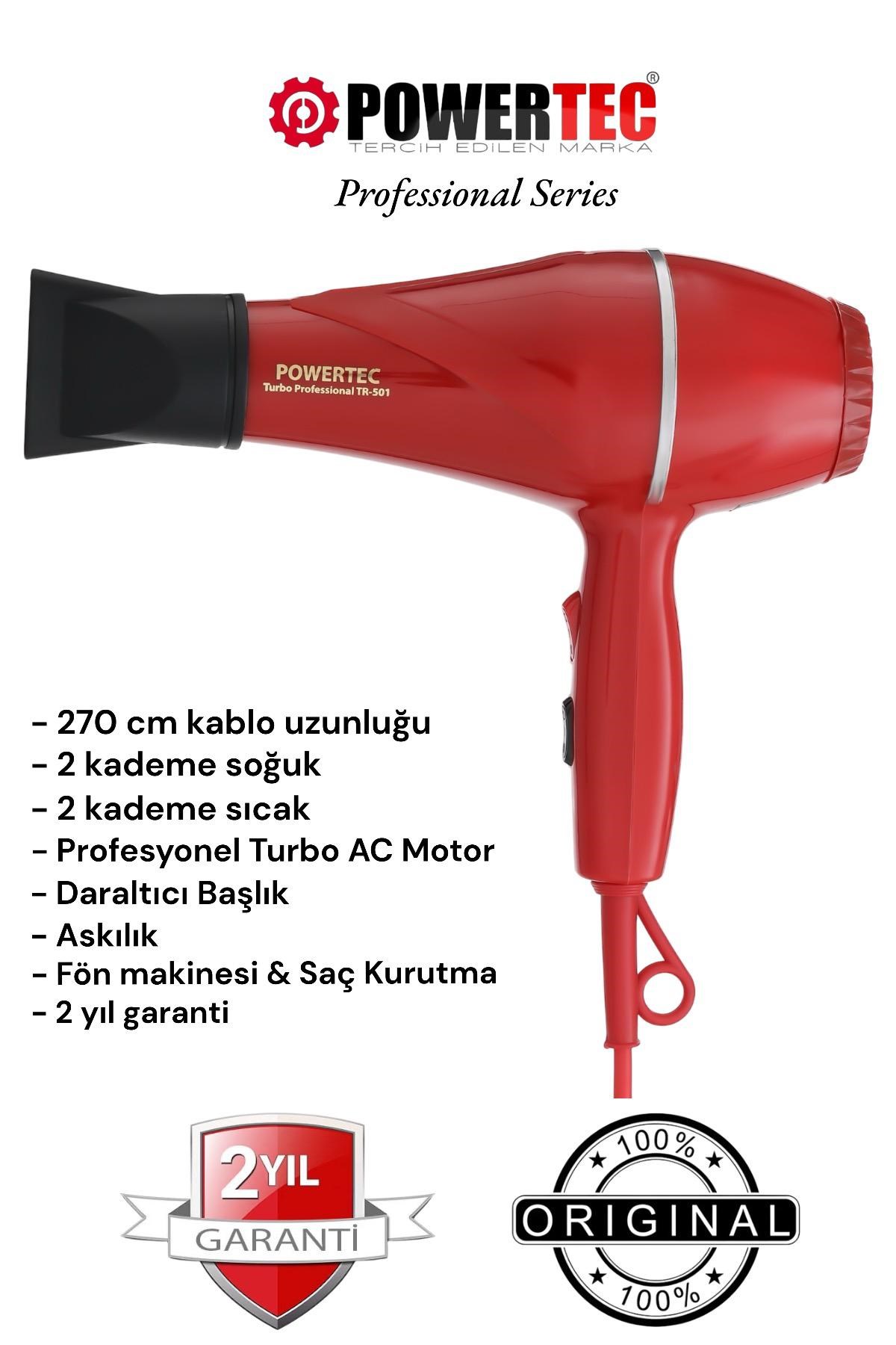 TR-501 Profesyonel Renkli Fön Makinesi - 9
