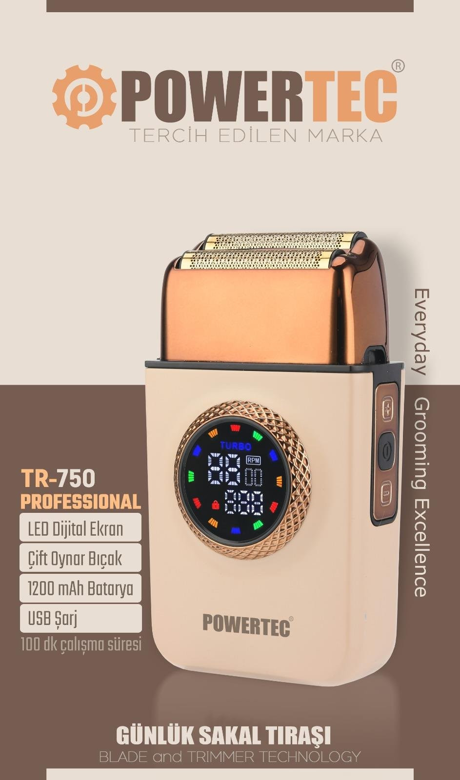 TR-750 Daily Beard Shaver Machine