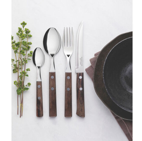 Tramontina 21199-905 24lü Çatal, Kaşık, Biftek-Steak Bıçağı Seti - 2