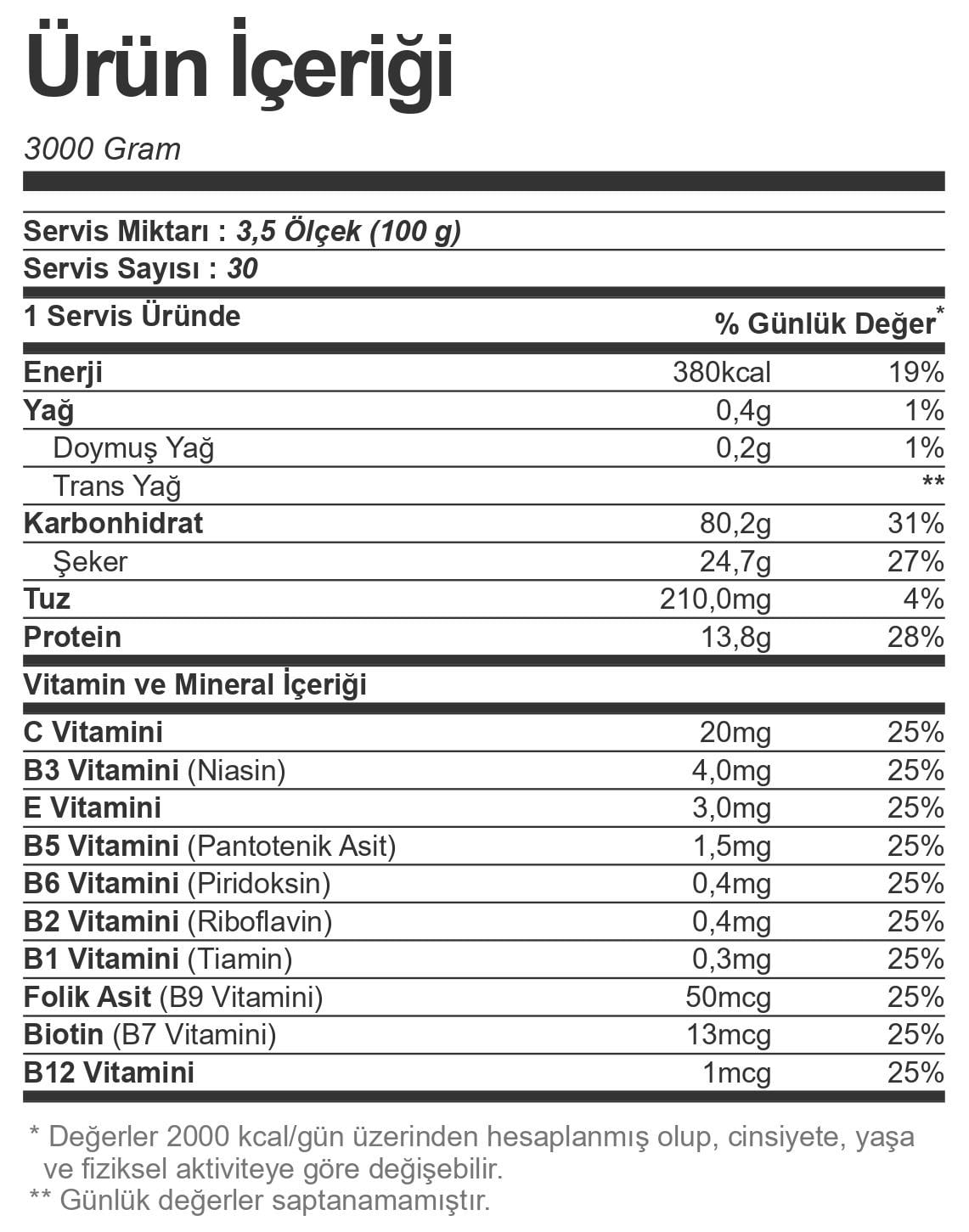 Trec Nutrition Solid Mass 3000 gr - 2