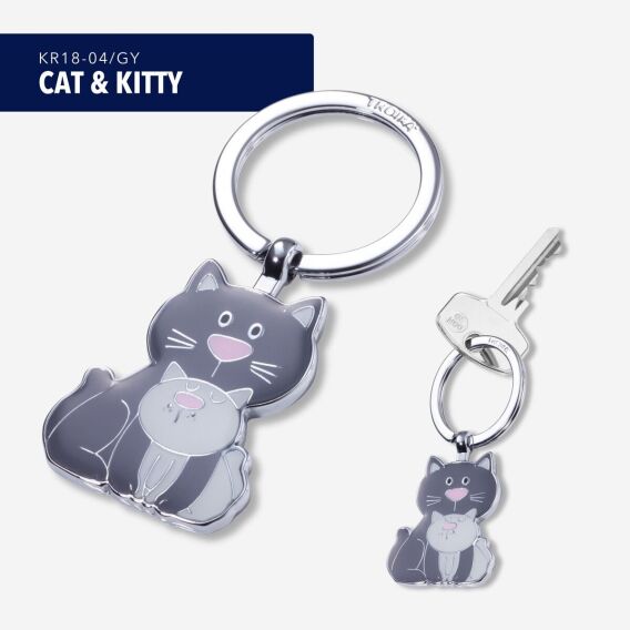 Troika Cat & Kitty Anahtarlık - 4